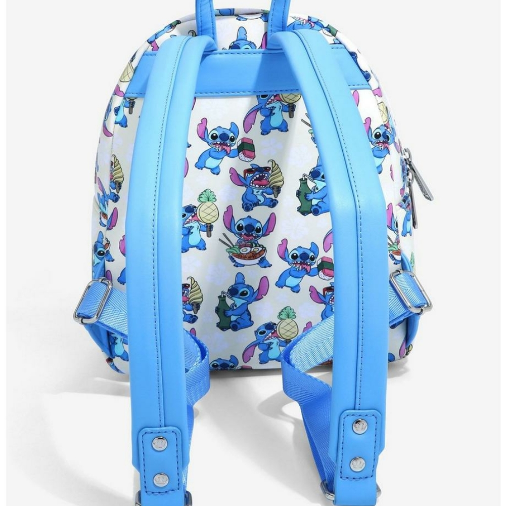 NWT Loungefly Lilo and Stitch Foodie mini backpack and cardholder - Picture 12 of 16